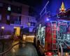 Lucques : incendie la nuit dans un immeuble à Antraccoli. 1 blessé et 5 appartements évacués (photo)
