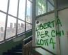 Portiques et murs du Palazzo Nuovo dégradés par Pro Palestine, Lo Russo : « Actes de vandalisme, pas de protestation »