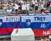 “Trst je nas” sur un drapeau slovène lors du match contre la Serbie : la polémique éclate