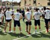 Modica : hier le dernier entraînement en Sicile, aujourd’hui l’équipe est arrivée en Campanie