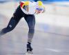 Championnats Nationaux 2024, patineuse Sandrine Tas, championne nationale belge élite SC du contre-la-montre (avec le 6ème temps au général)