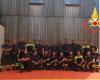 Lamezia, fin du cours de formation de base SAF pour les étudiants des pompiers