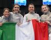 l’équipe Potenza sur la plus haute marche du podium avec Errigo, Favaretto et Volpi