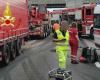 Trois camions entrent en collision sur la route Turin-Milan : circulation à l’arrêt