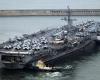 Corée du Sud, le porte-avions nucléaire USS Theodore Roosevelt accoste à Busan. Message pour Pékin, Moscou et Pyongyang